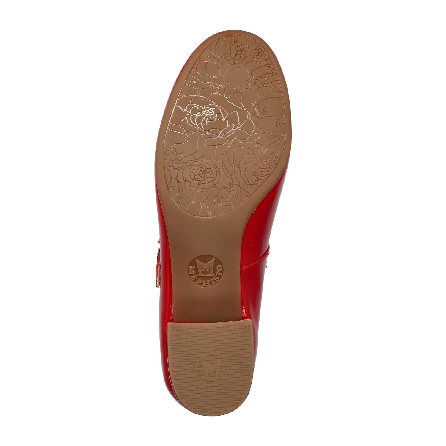 Ballerines femme modèle Topaze rouge - Mephisto